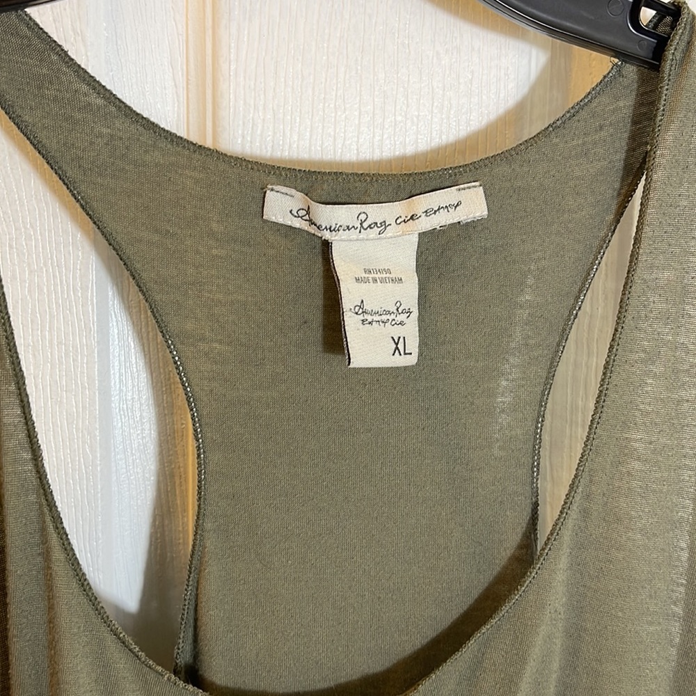 Hunter Green Racerback Tank - Picture 2 of 3